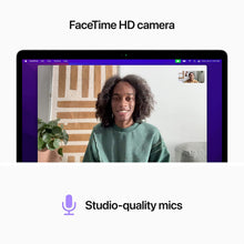 Load image into Gallery viewer, 2022 Apple MacBook Pro laptop with M2 chip: 13-inch Retina display, 8GB RAM, 256GB SSD storage, Touch Bar, backlit keyboard, FaceTime HD camera