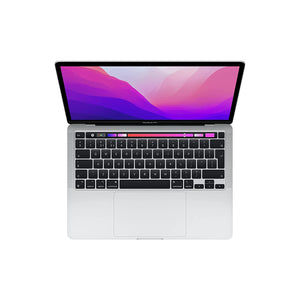 2022 Apple MacBook Pro laptop with M2 chip: 13-inch Retina display, 8GB RAM, 256GB SSD storage, Touch Bar, backlit keyboard, FaceTime HD camera