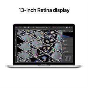 2022 Apple MacBook Pro laptop with M2 chip: 13-inch Retina display, 8GB RAM, 256GB SSD storage, Touch Bar, backlit keyboard, FaceTime HD camera